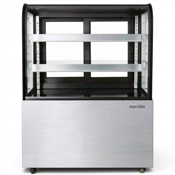 Curved Glass Refrigerated Bakery Display Case by Marchia MB36 36-inch-1
