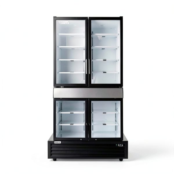 Frigos 54-inch Swing Glass Merchandiser Refrigerator FG-MR-2D-G LED-1