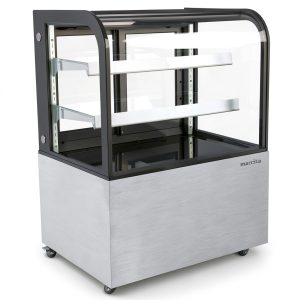 Curved Glass Refrigerated Bakery Display Case by Marchia MB36 36-inch-0
