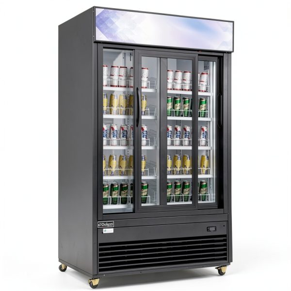 Refrigerated Merchandiser FSE 373-DSM-40SR Glass Doors Shelf NSF-0