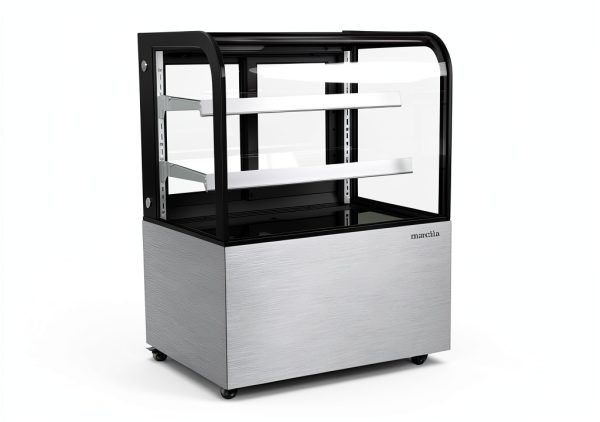Curved Glass Refrigerated Bakery Display Case by Marchia MB36 36-inch-5