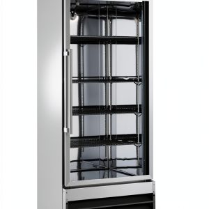 Xiltek 29" Stainless Steel Glass Door Reach-in Refrigerator 23 cu ft-0