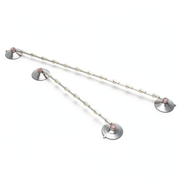 Beige Metal Suction Cup Merchandising Strip - 20"L-2