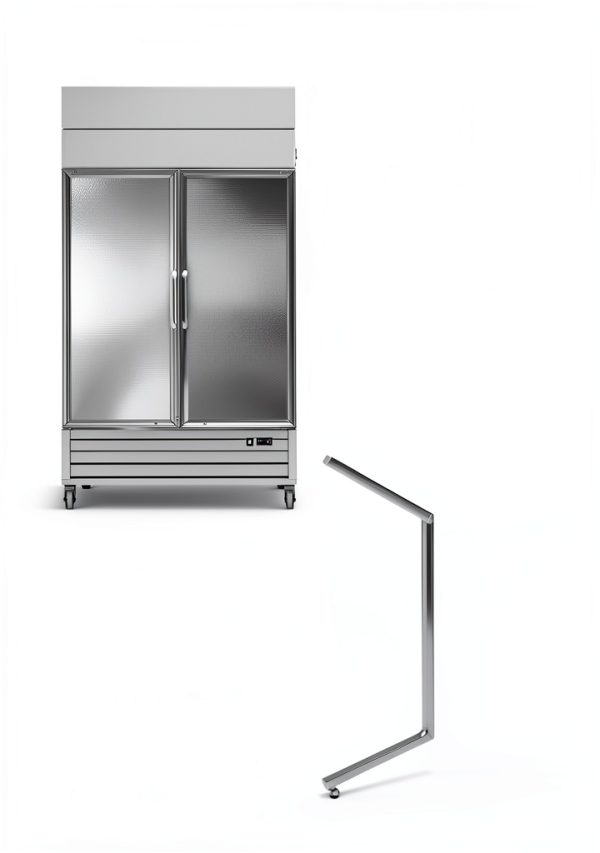 Frigos 54-inch Swing Glass Merchandiser Refrigerator FG-MR-2D-G LED-5